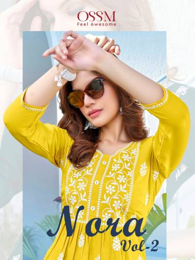 Nora Vol 2 By Ossm Designer Summer Special Short Top Collection